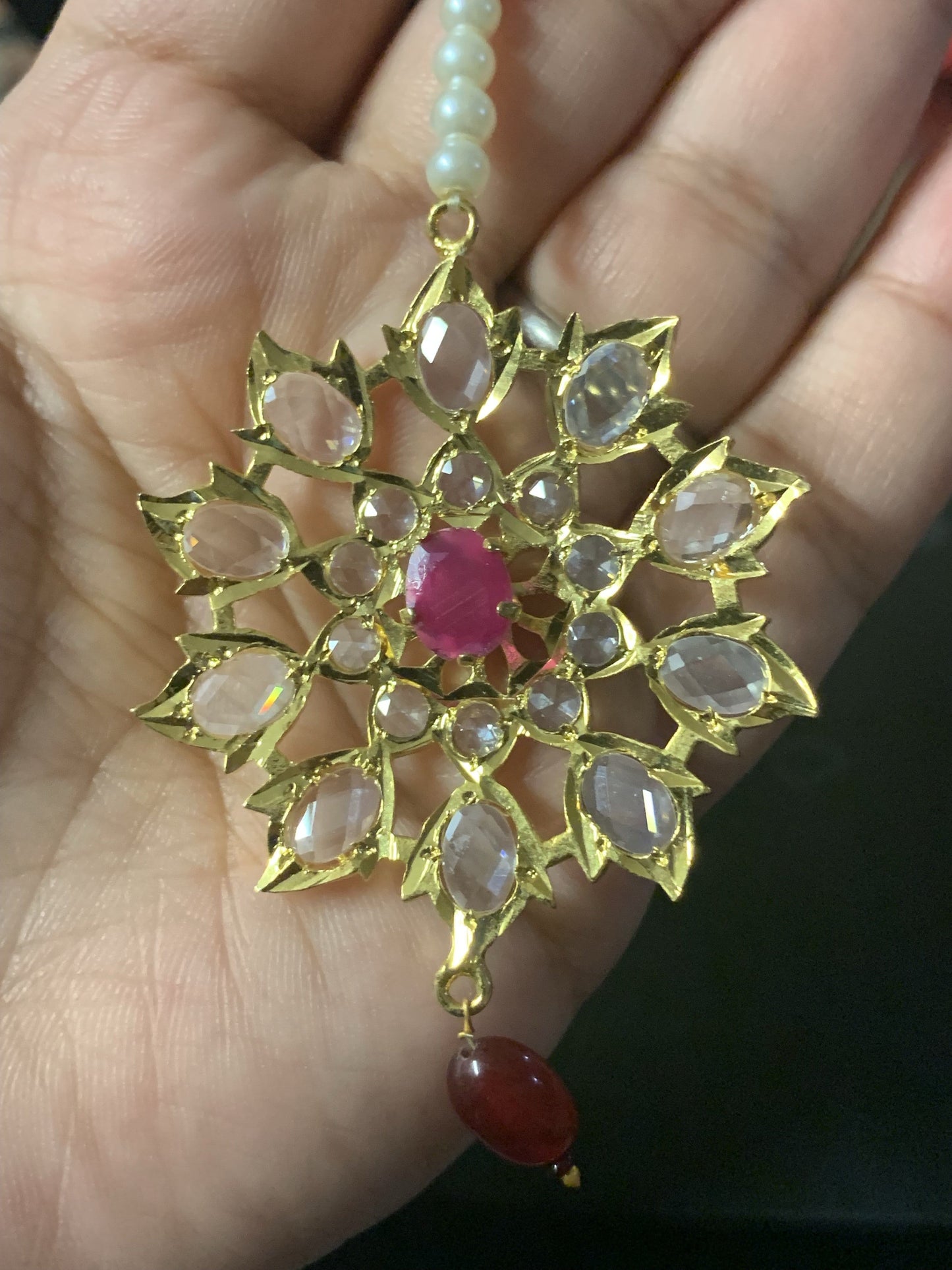 DJTK74 Romesa tika ( ruby  ) READY TO SHIP