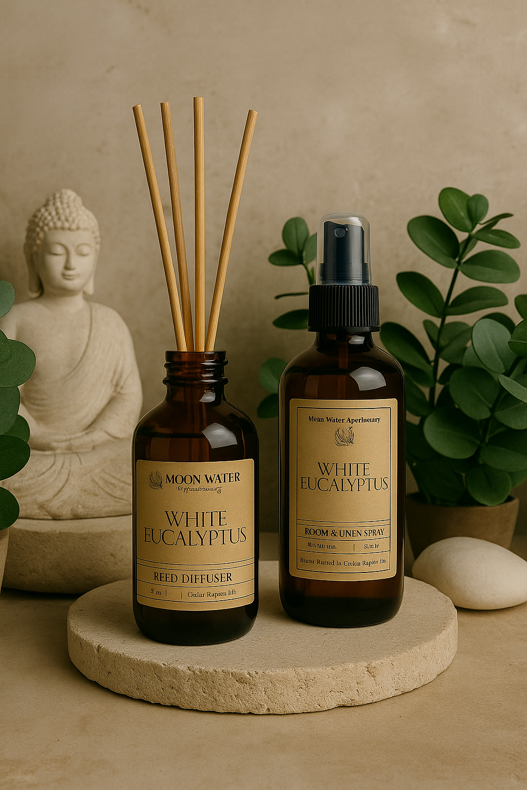 White Eucalyptus -  ROOM & LINEN SPRAY, Fresh Clean Aromatherapy Scent
