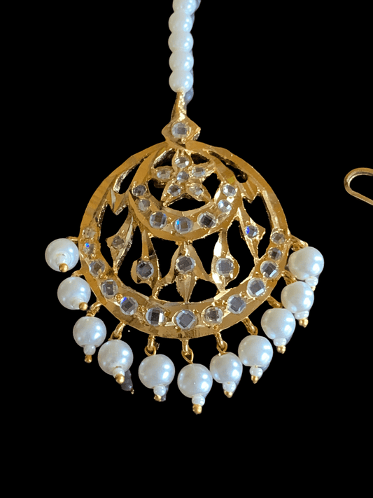 DJTK7  Aima tika in shell pearls (SHIPS IN 4 WEEKS )