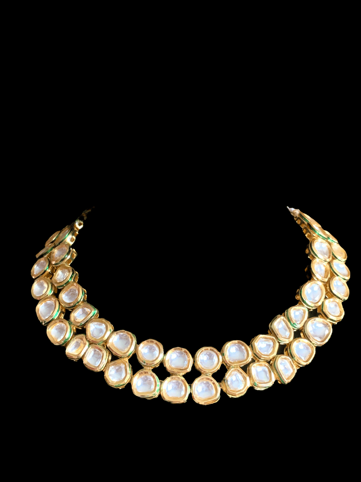 NS80 Mohini bridal necklace in high quality kundan ( READY TO SHIP )