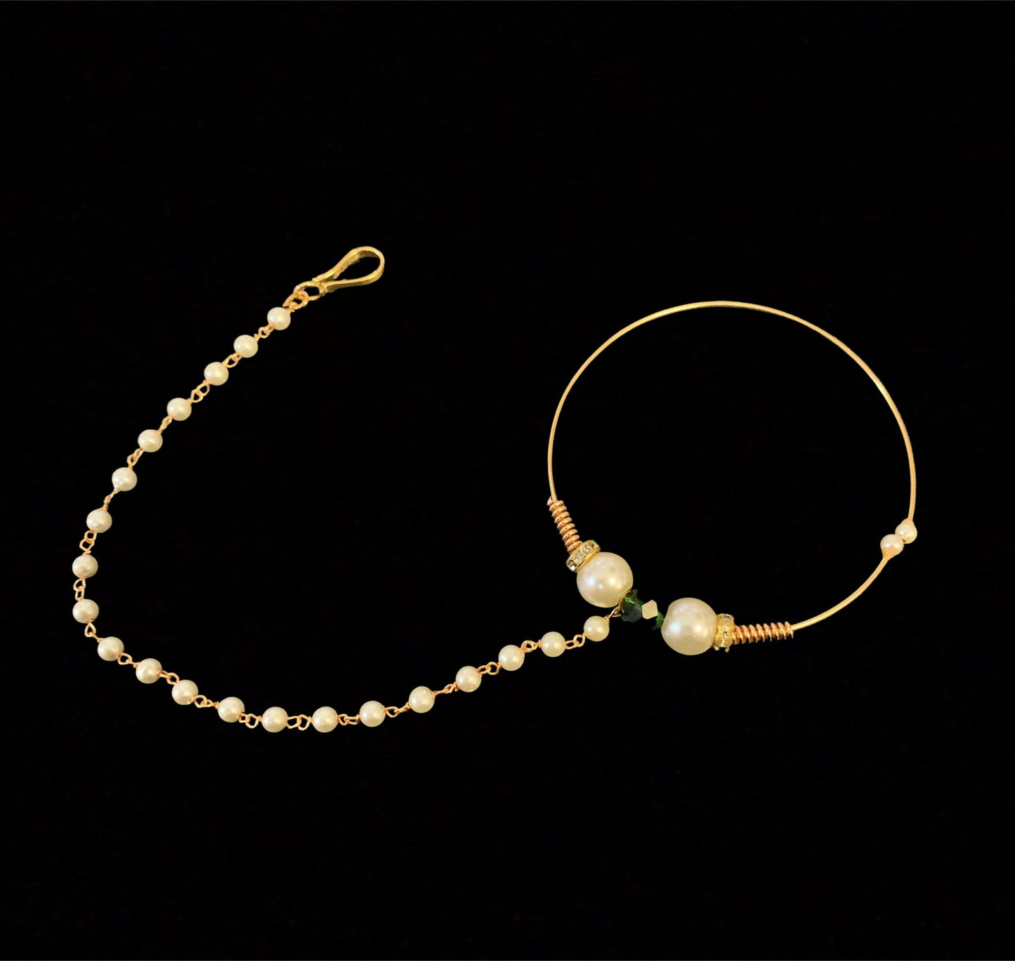 Pearl nosering ( SHIPS IN 1 WEEK )