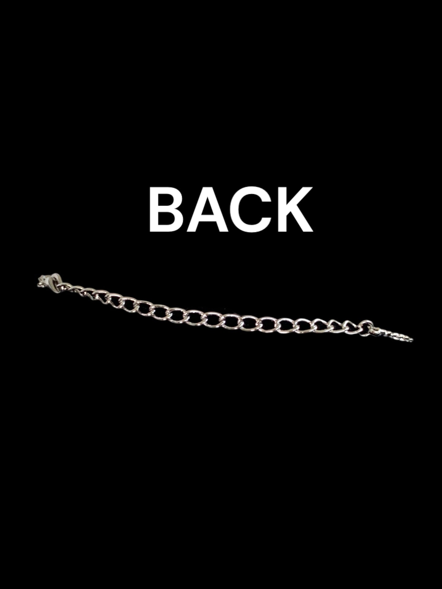 NS505 MISHA silver plated necklace with earrings ( READY TO SHIP )
