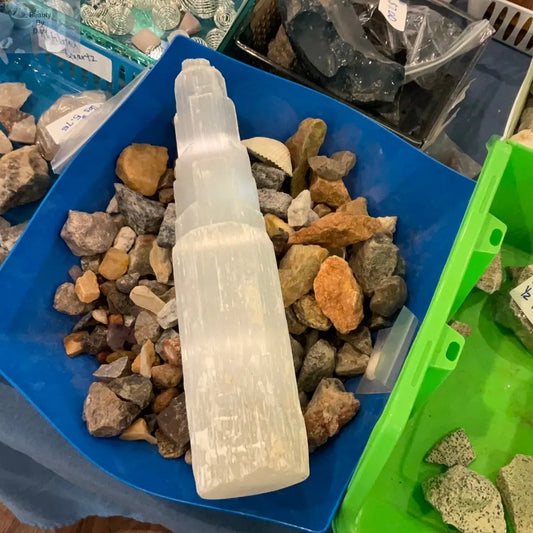 Selenite Tower - Natural Crystal Healing Decor