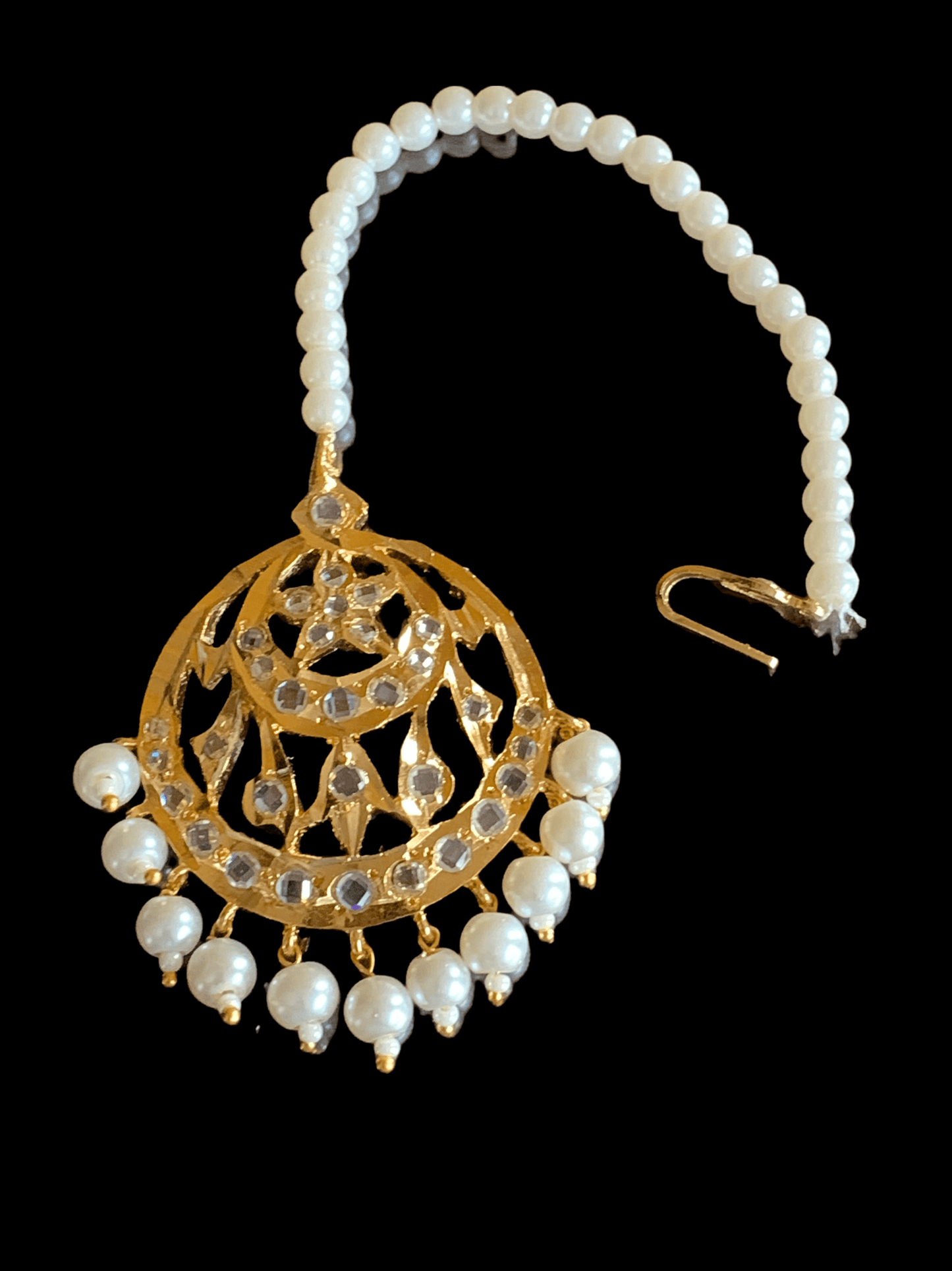 DJTK7  Aima tika in shell pearls (SHIPS IN 4 WEEKS )