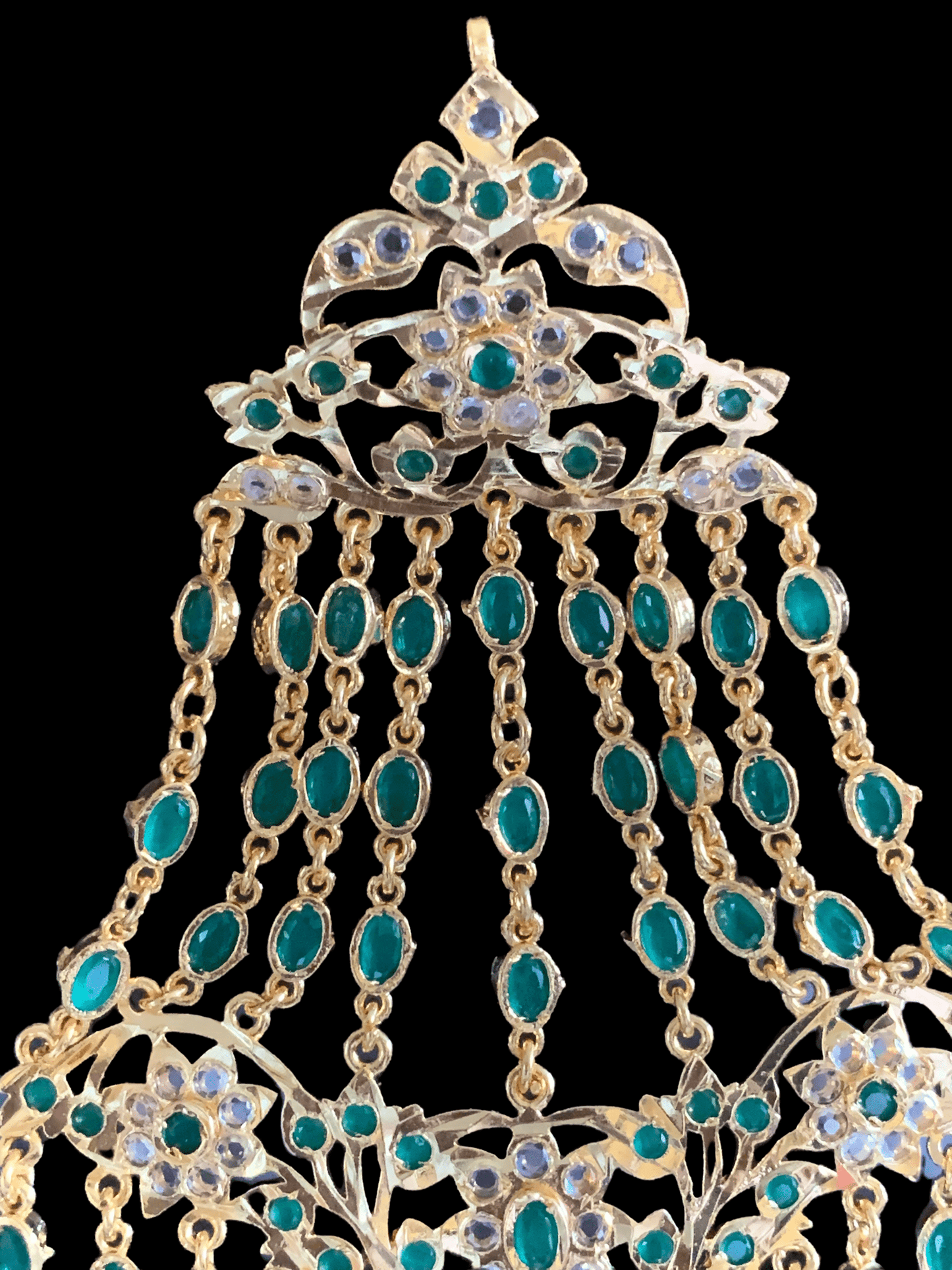 DJHR69 Abira jhoomar - green  ( READY TO SHIP )