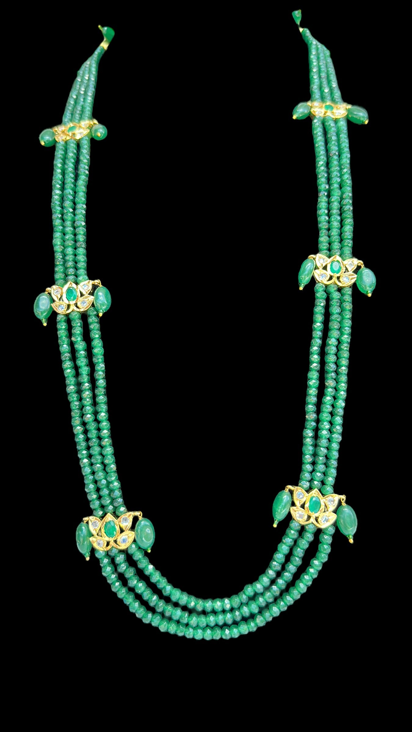 LN49 Raina green beads   necklace ( READY TO SHIP )