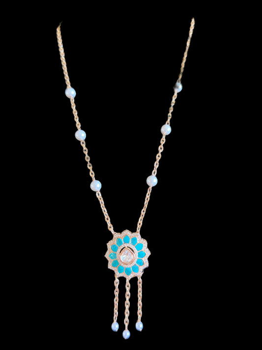 PS359 Eliza rose gold plated necklace ( READY TO SHIP )