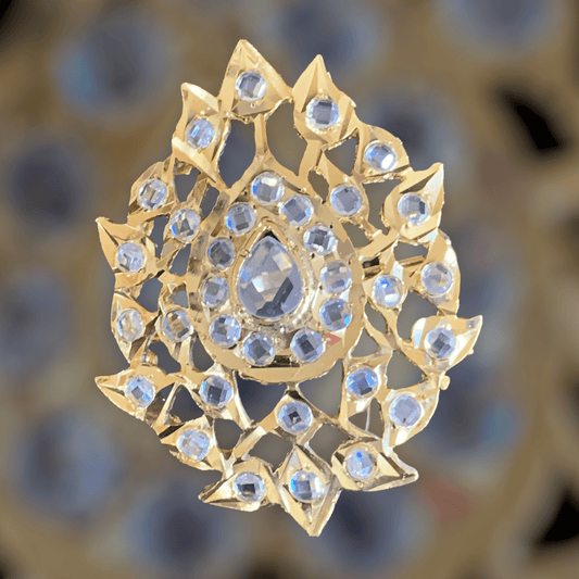 DJR68 Naaz Hyderabadi statement  ring ( READY TO SHIP)