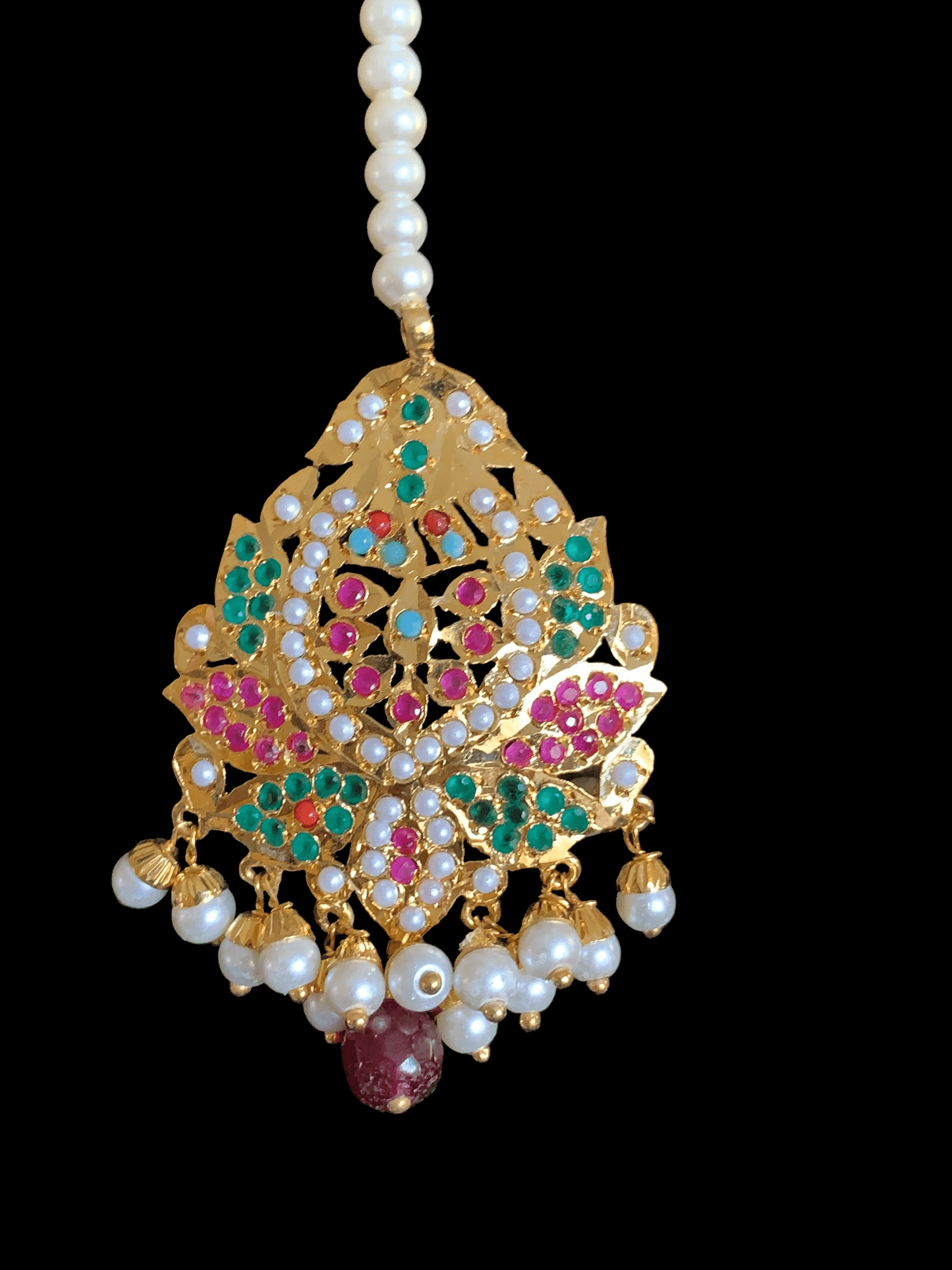 DJTK78 Navratan  jadau tika ( NAVRATAN ) ( READY TO SHIP)