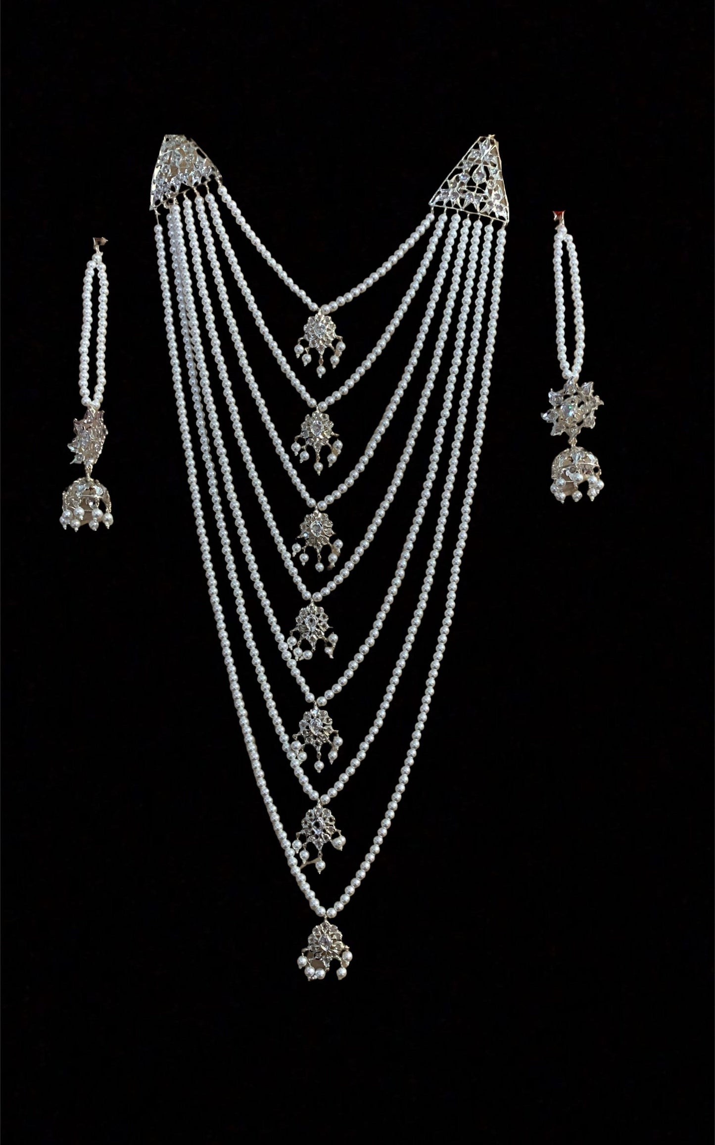 SAT58 Fiona satlada in silver plating ( READY TO SHIP )