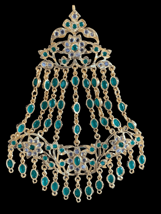 DJHR69 Abira jhoomar - green  ( READY TO SHIP )