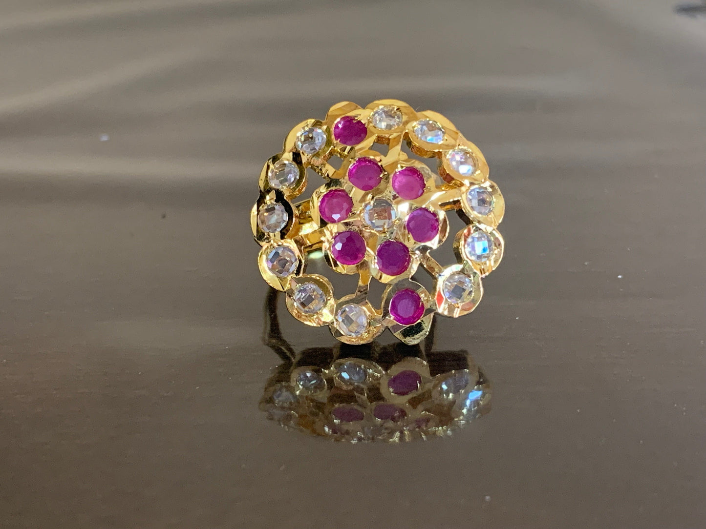 DJR43 Cz polki  ring ( READY TO SHIP)