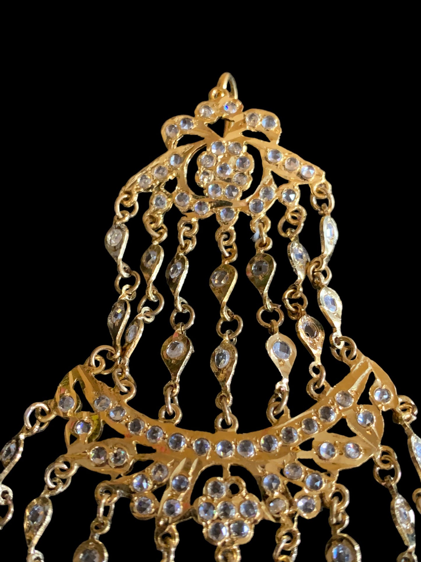 DJHR61 ANAITA Jhoomar in pearls    ( SHIPS IN 1 WEEK )