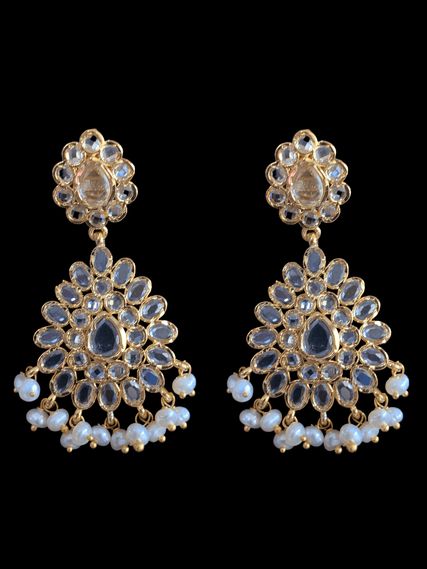 LN107 Marihah gold plated Rani haar in fresh water pearls ( READY TO SHIP )