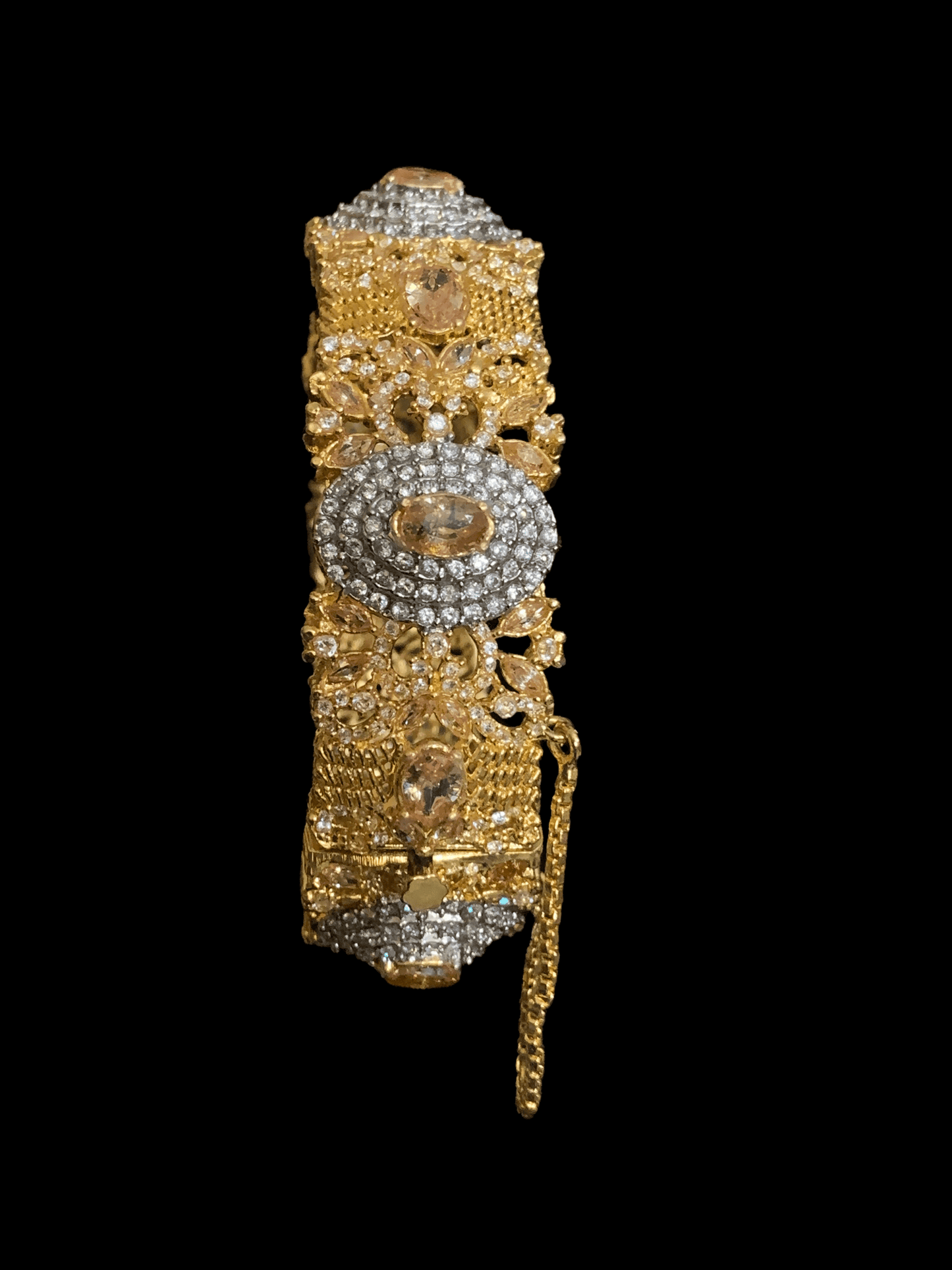 B15 Aria zircon bangles , one pair , openable  ( READY TO SHIP )