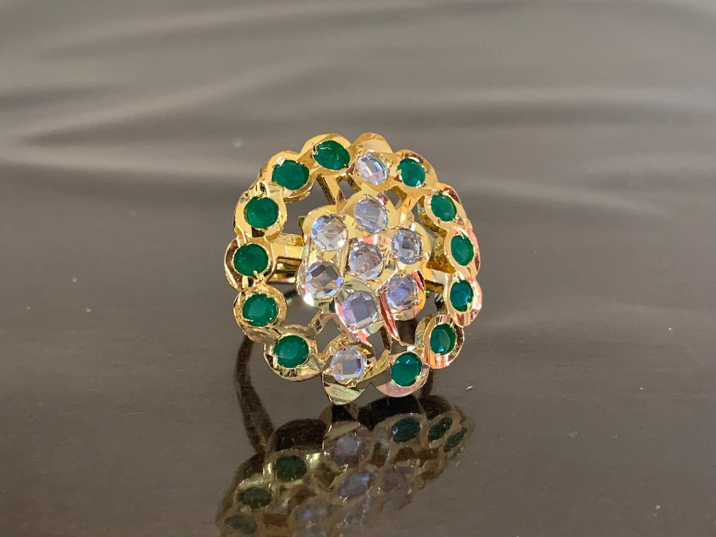 DJR43 Cz polki  ring ( READY TO SHIP)
