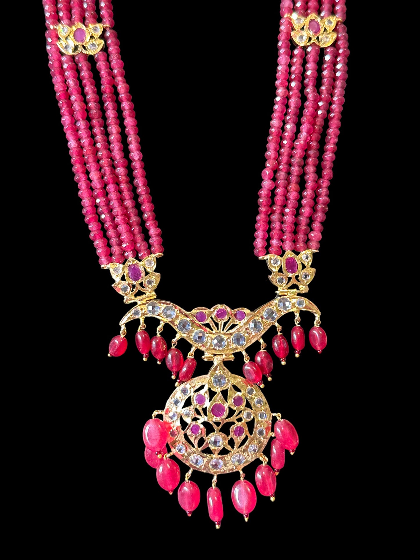 DLN15 Tanisha rani haar  with earrings ( READY TO SHIP )