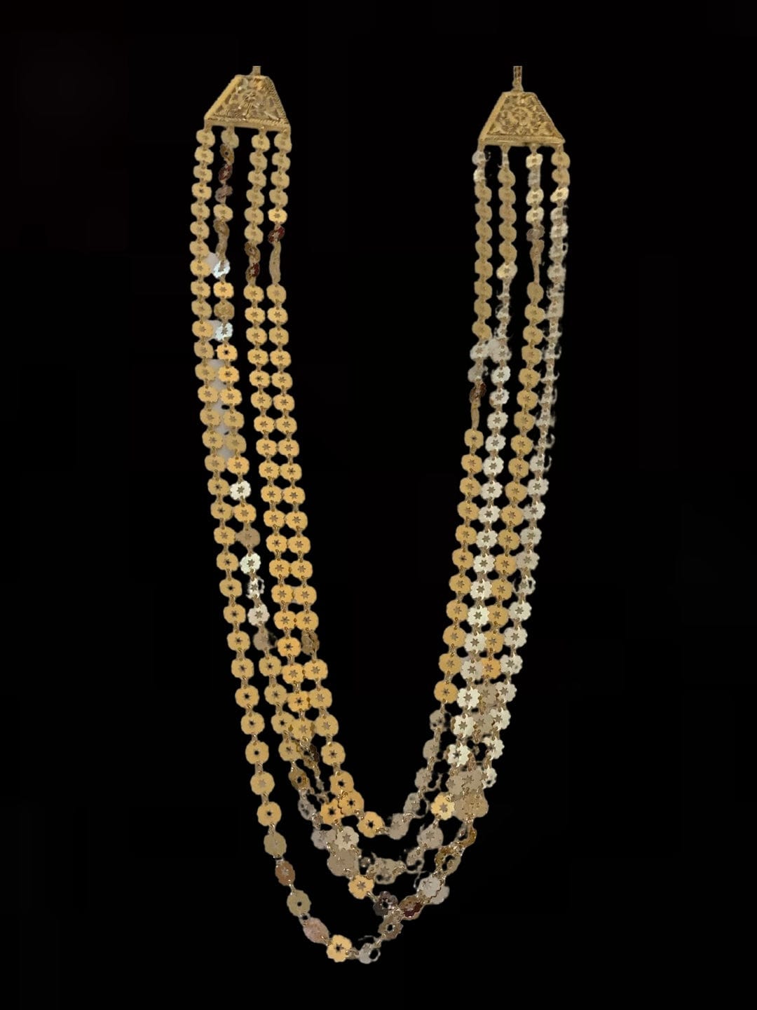 LN98 Chandan haar necklace  in gold plating  ( READY TO SHIP )