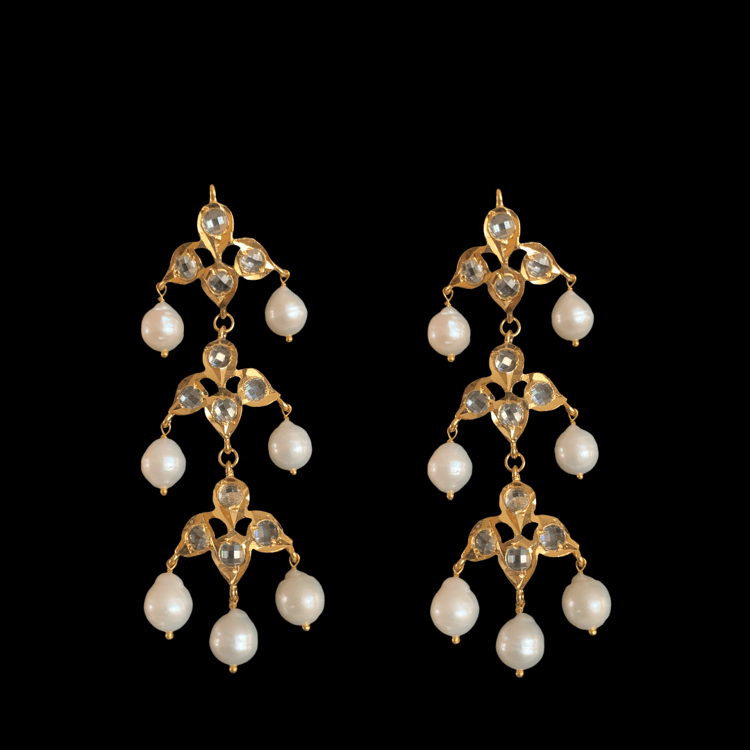 SAT64 Hyderabadi satlada in fresh water pearls ( READY TO SHIP )