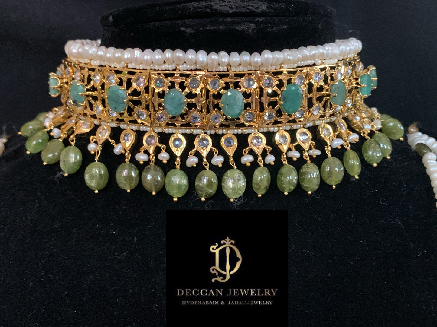 Insia jadavi lacha in natural beads (SHIPS IN 4 WEEKS)