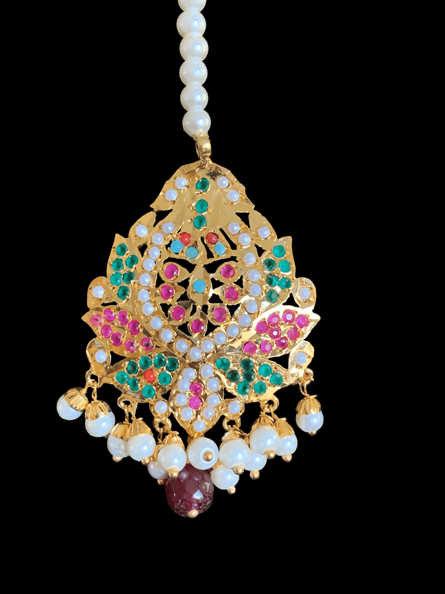 DJTK78 Navratan  jadau tika ( NAVRATAN ) ( READY TO SHIP)