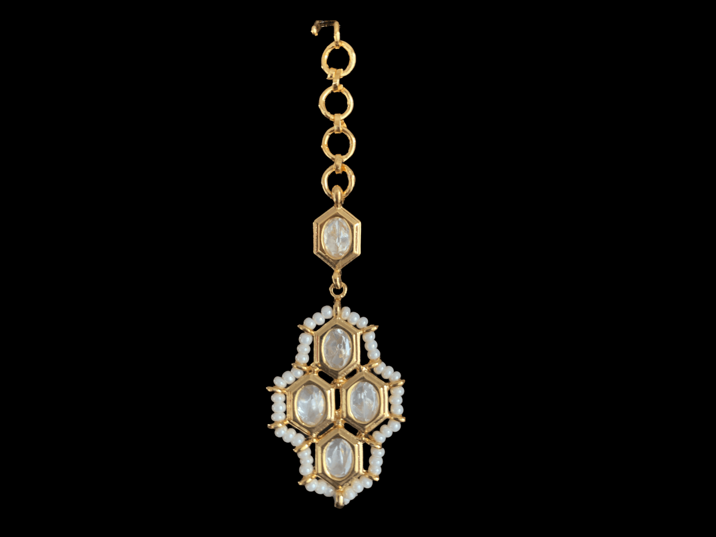 NS106 Trikha polki necklace  ( READY TO SHIP )