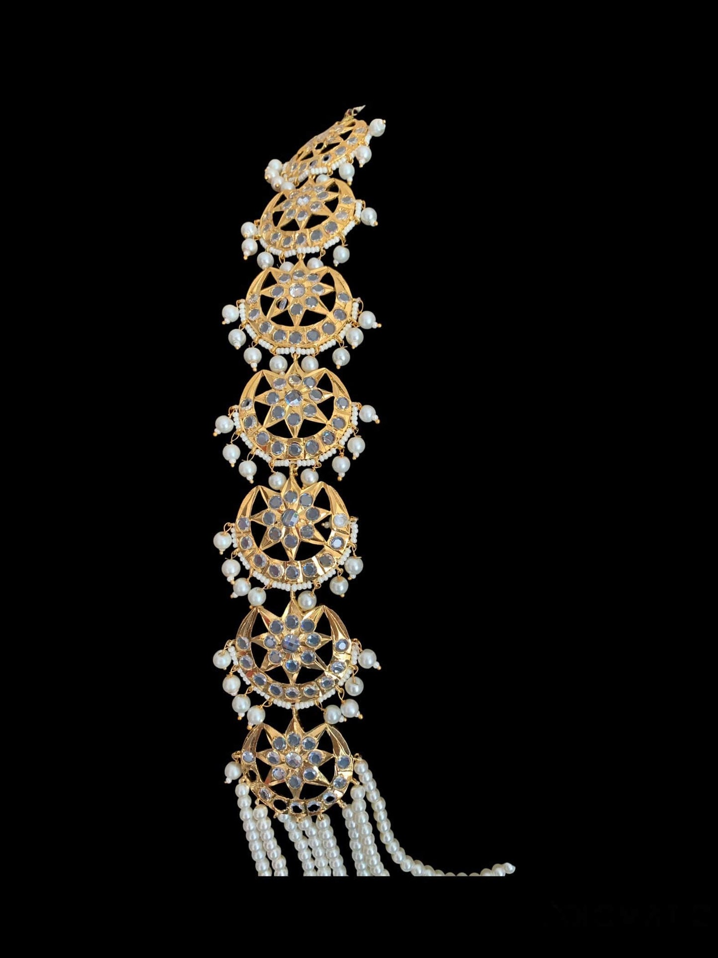 LN75  Darika Multi brooch necklace set ( SHIPS IN 4 WEEKS )