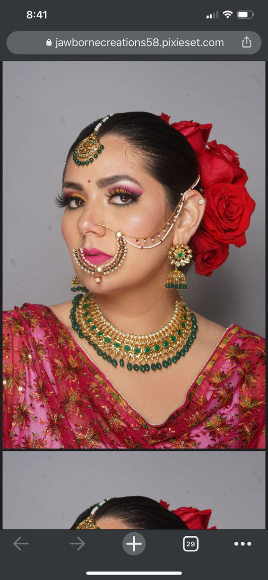 Kundan nosering ( SHIPS IN 2 WEEKS  )