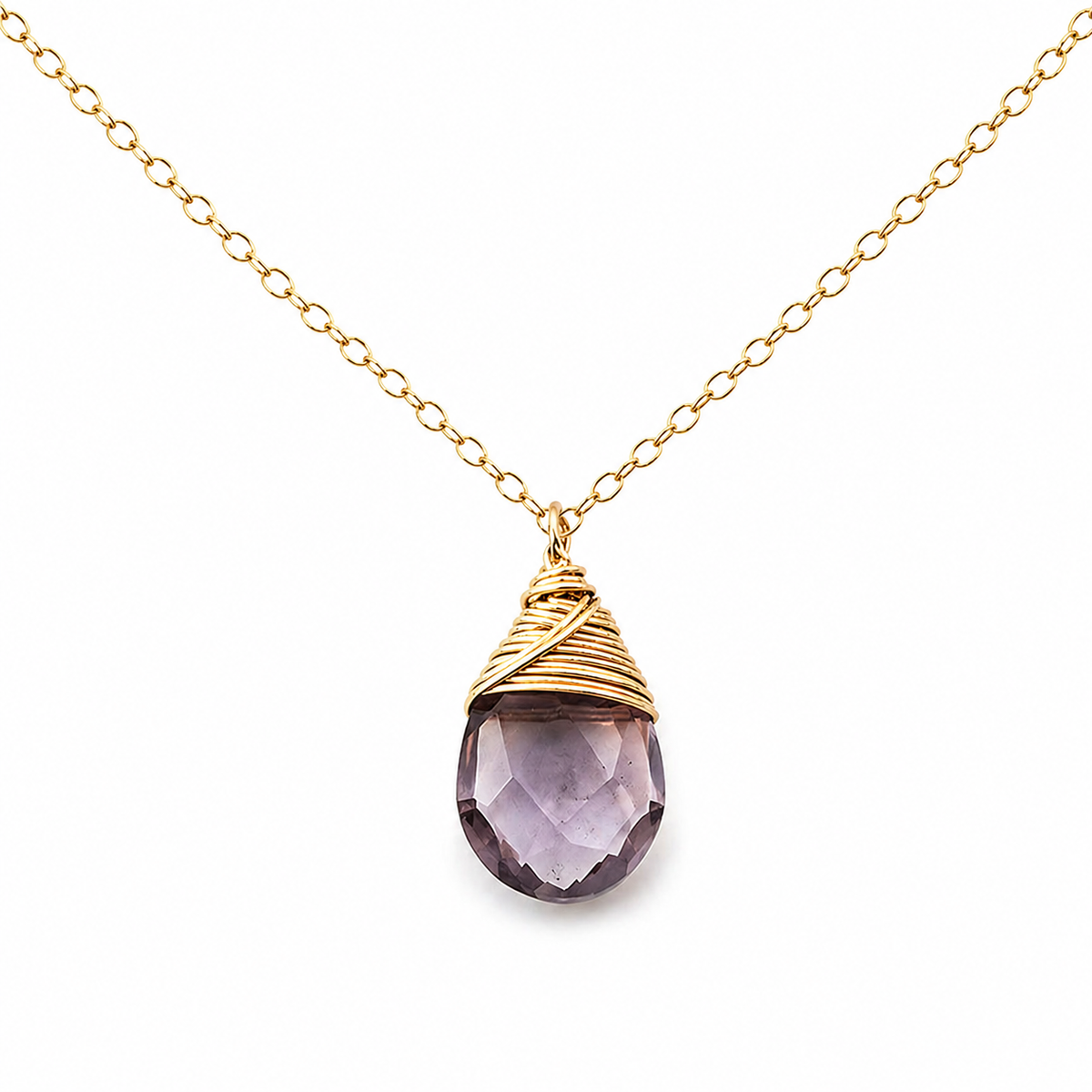 June Birthstone Necklace – 14k Gold Filled