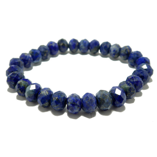Lapis Bracelet Sparkling Sophistication Stone Faceted