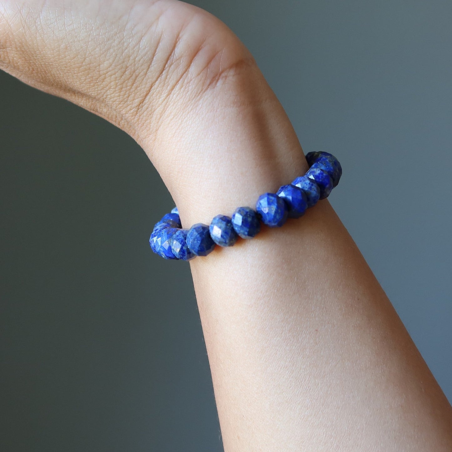 Lapis Bracelet Sparkling Sophistication Stone Faceted