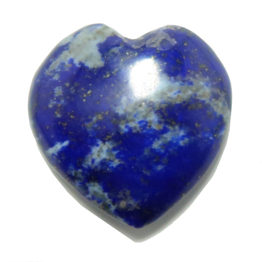 Lapis Heart Love in the Blue Sky Mini Drilled Stone