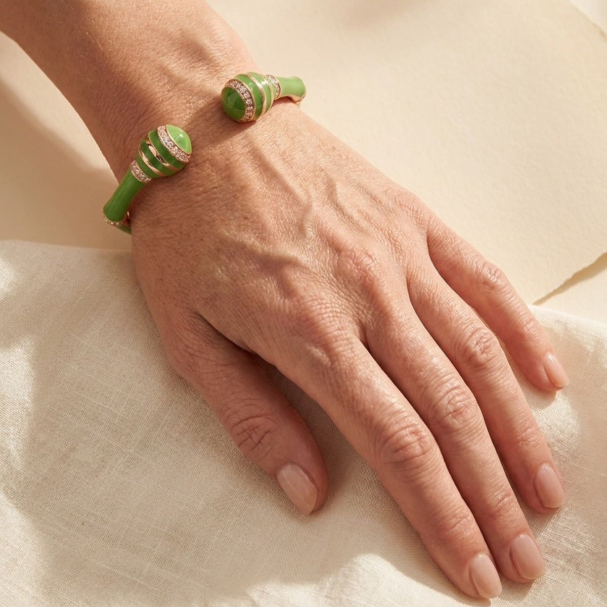 Bamboo Striped Bangle