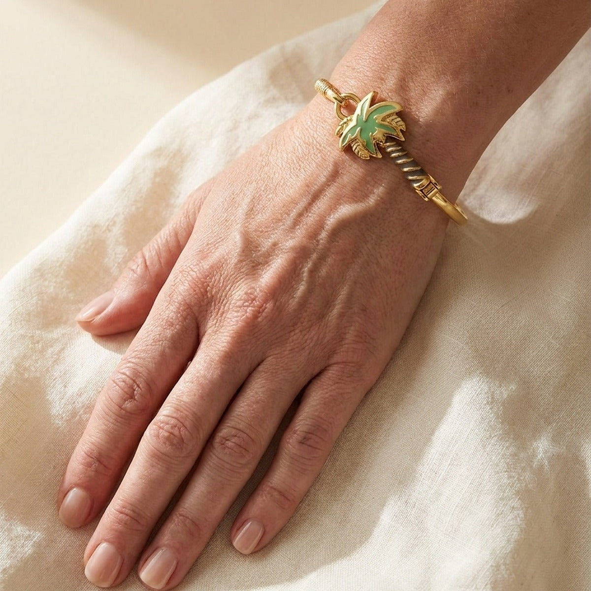 Eau Palm Tree Bangle