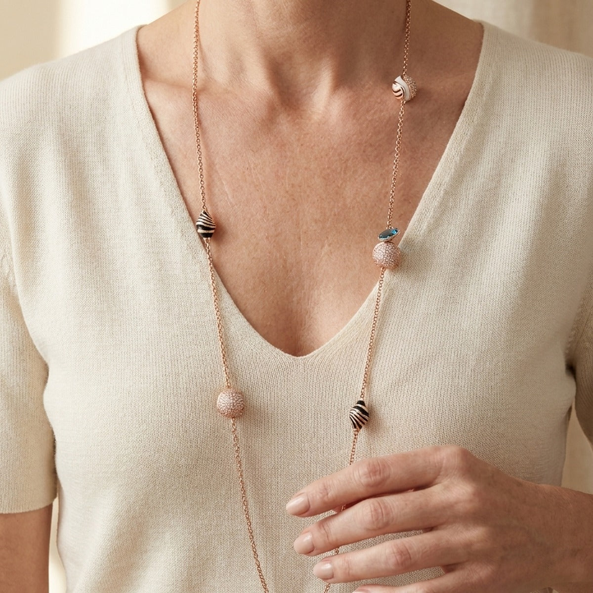 Angel Wings Long Necklace