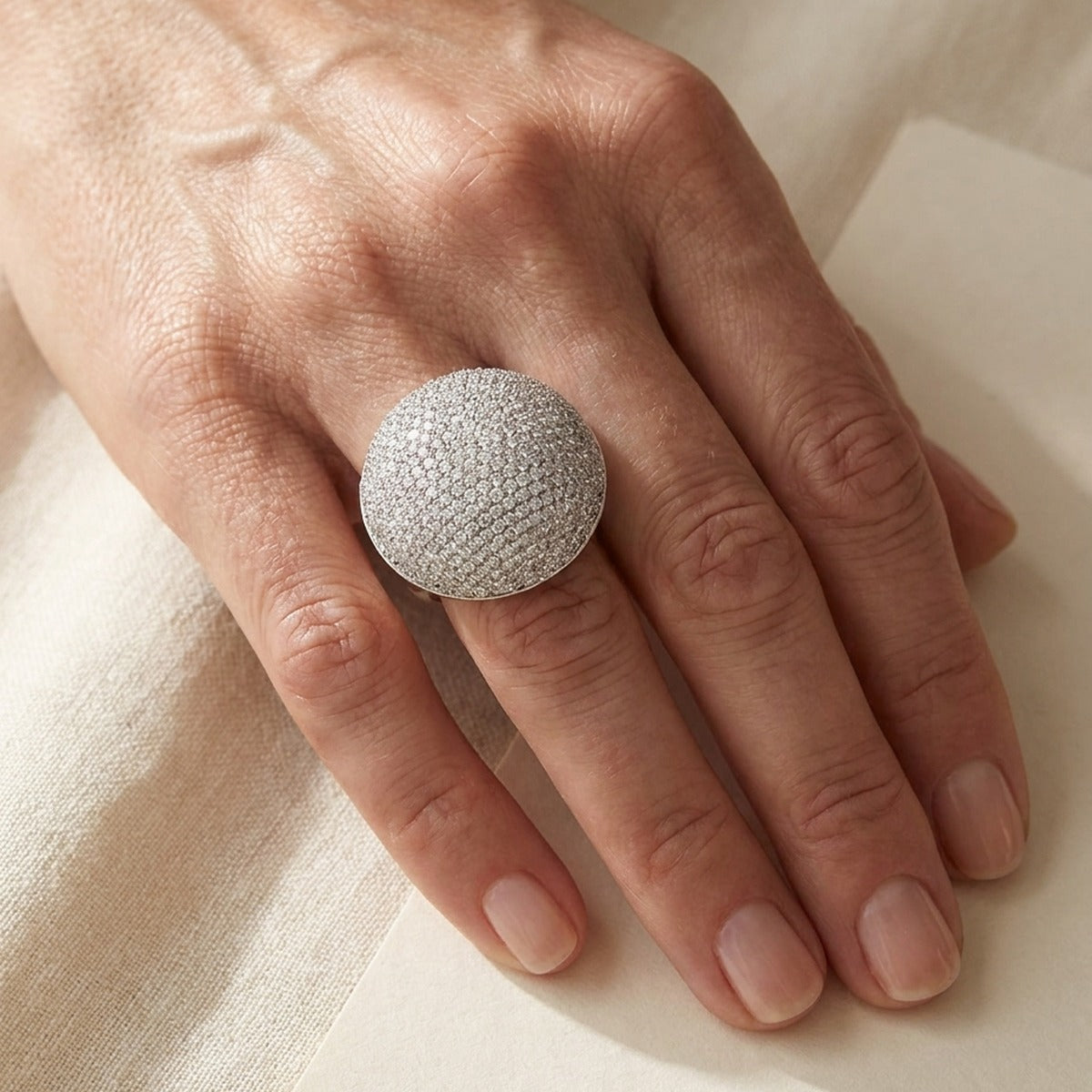 Shimmer & Glimmer Cocktail Ring