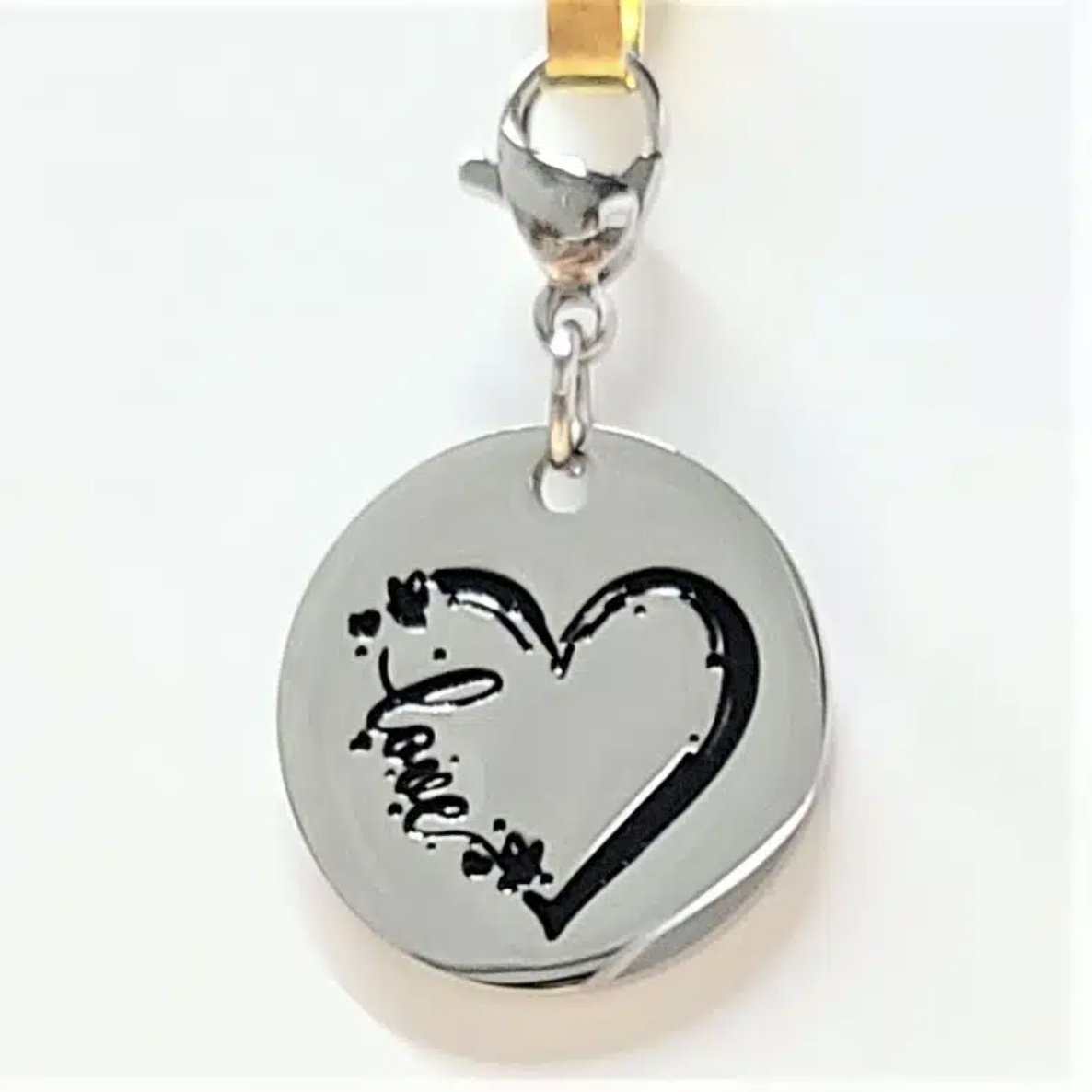 Love Heart Charm Stainless