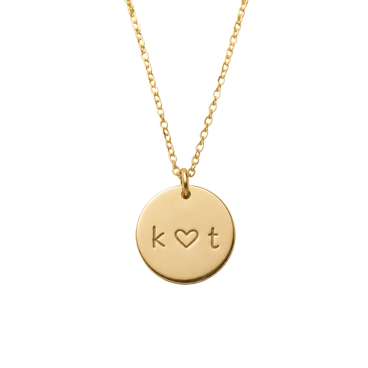 Lovers Disc Necklace