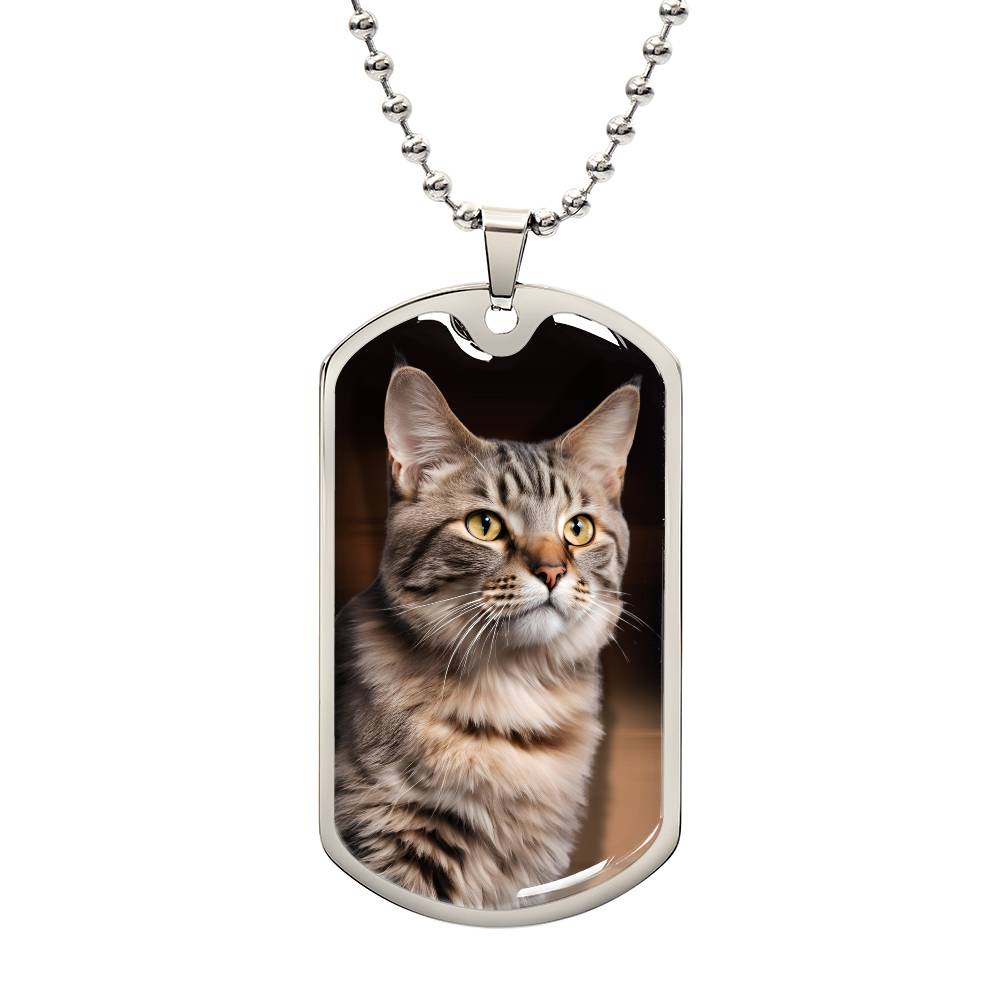 Lynx Tips Tabby Necklace