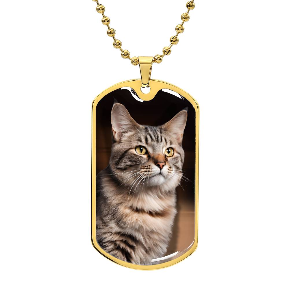 Lynx Tips Tabby Necklace