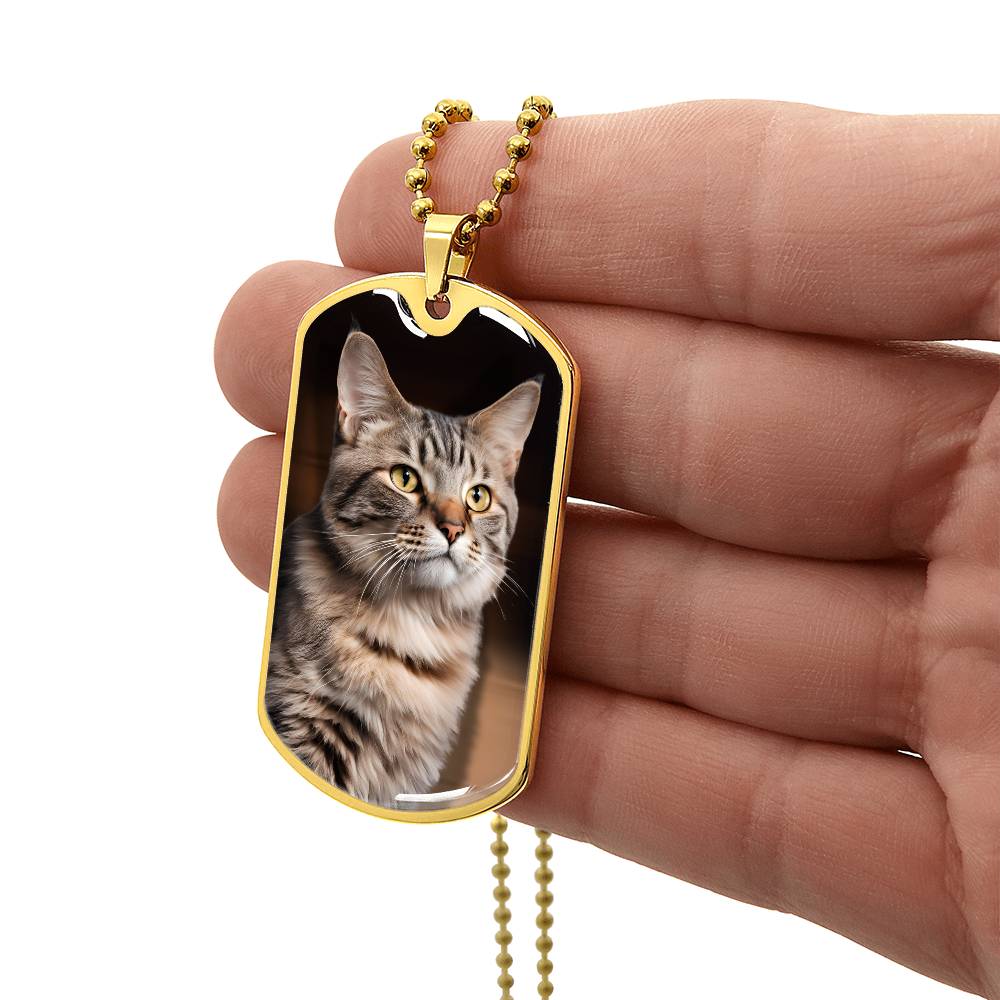 Lynx Tips Tabby Necklace
