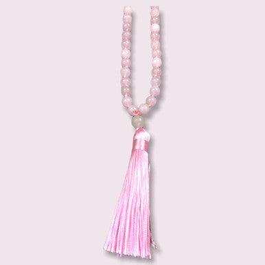 Mala Necklace: Rose Quartz