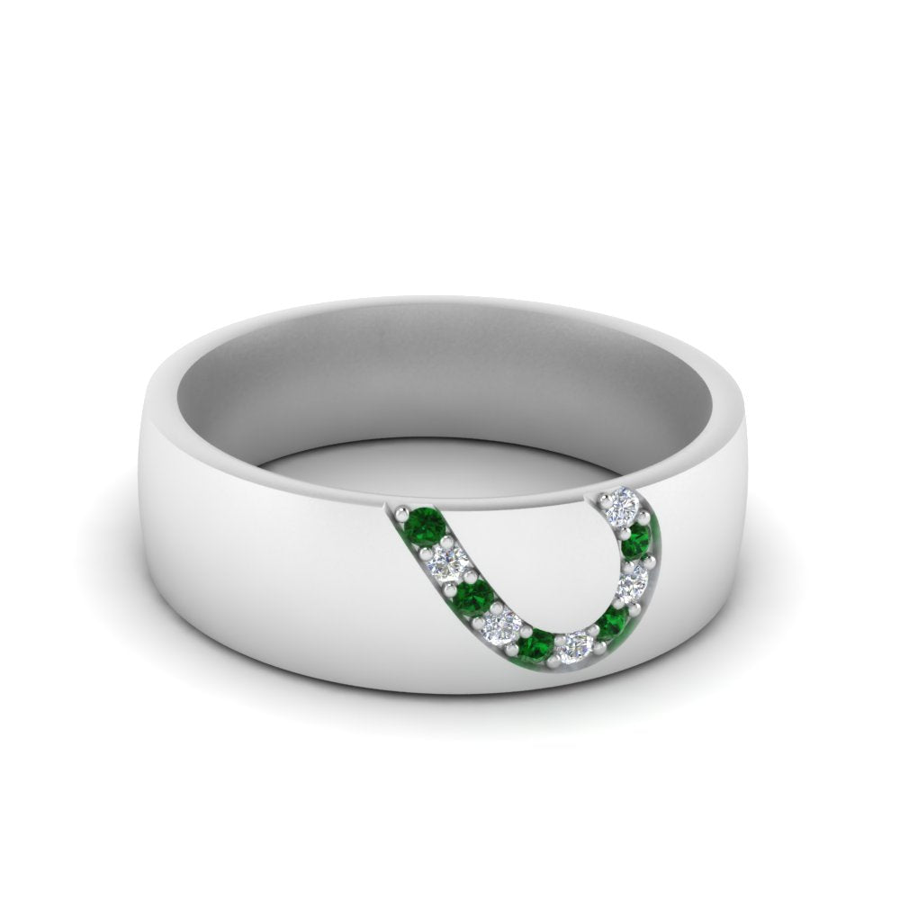 Mens Anniversary Band With Diamonds