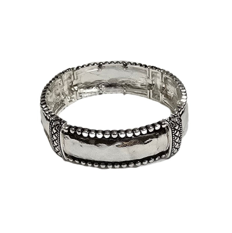 Men's Round striped Tibetan Agate Bracelet set