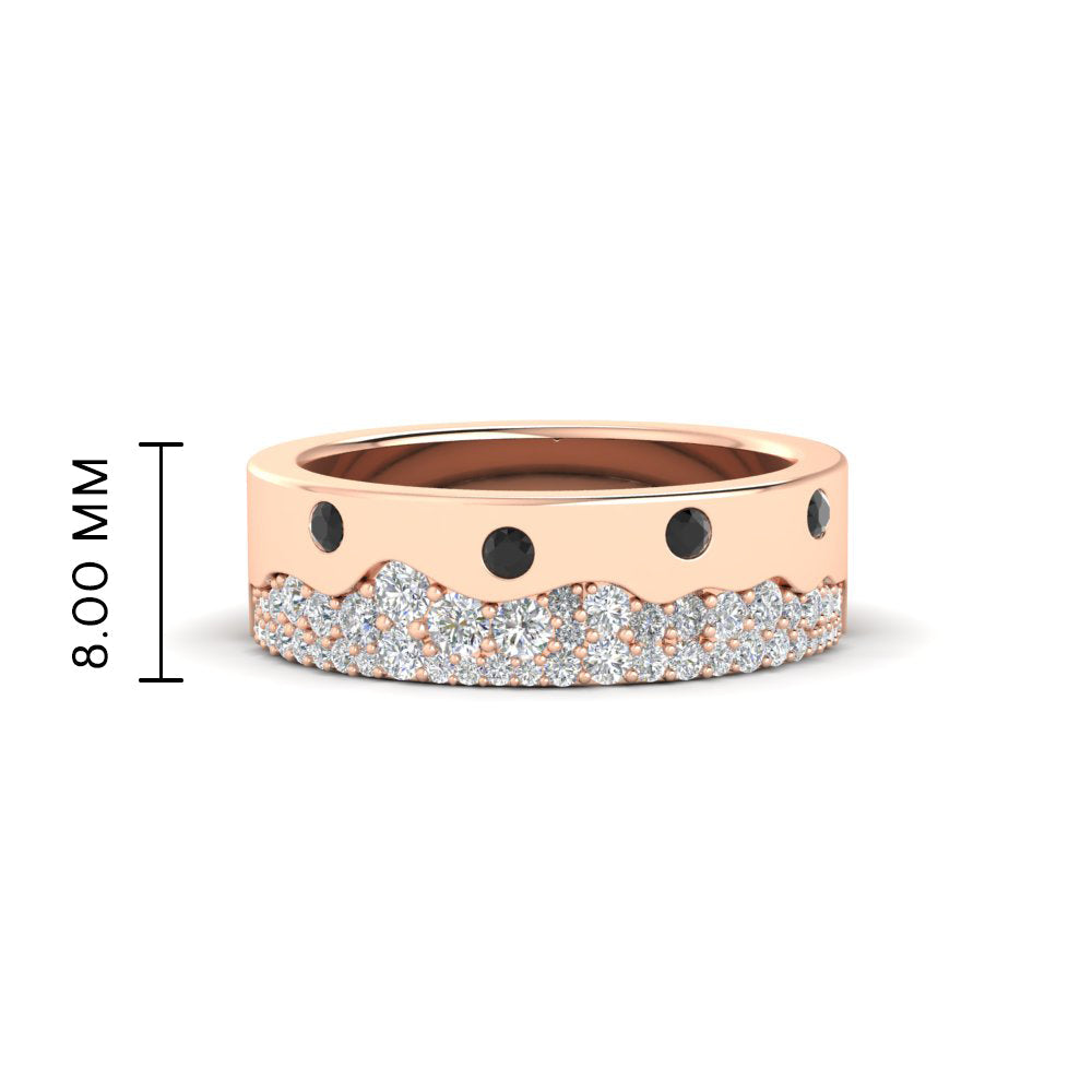 Mountain Stone Mens Wedding Ring