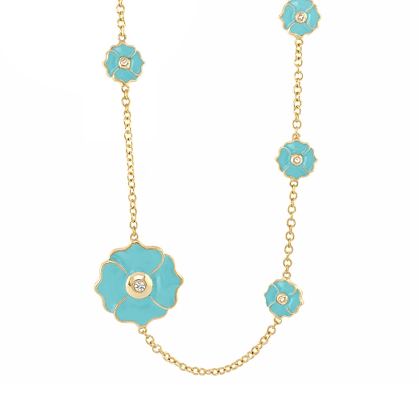 Poppy Love Long Necklace