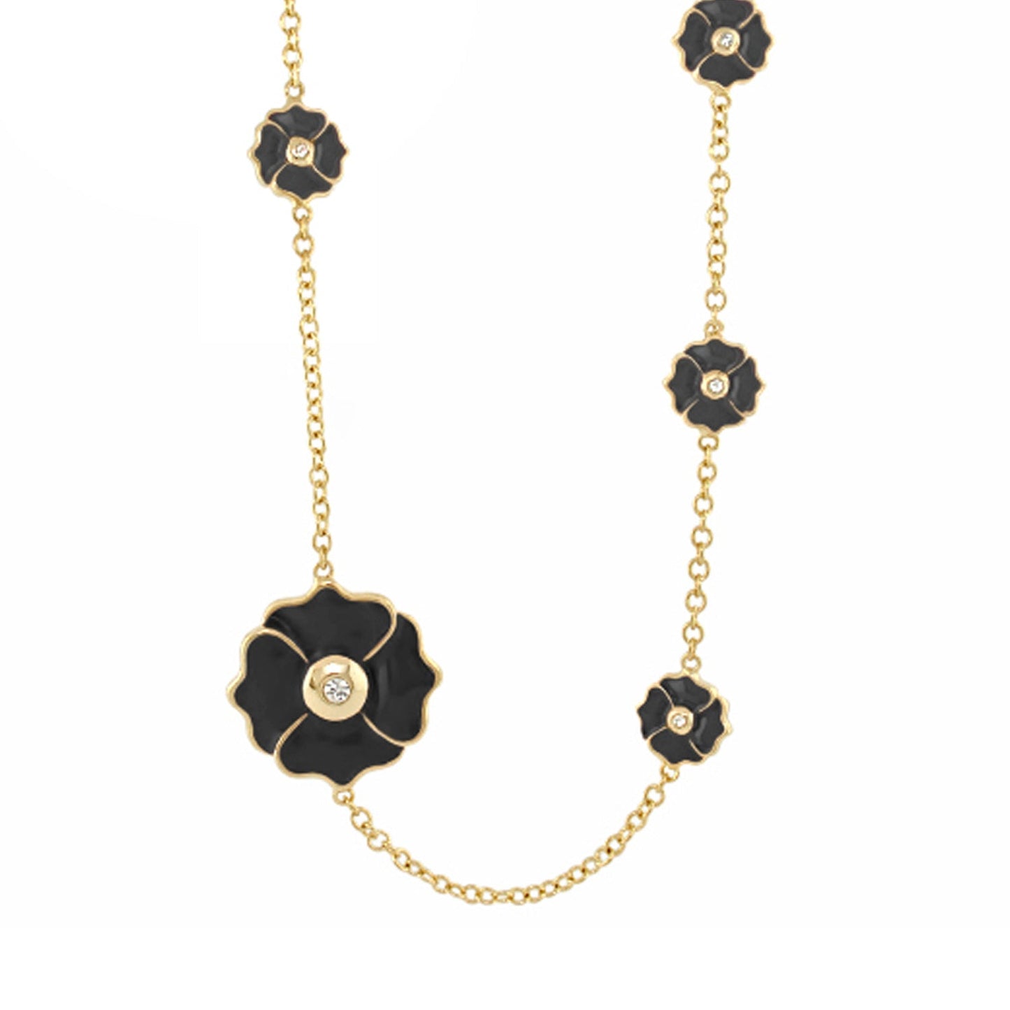 Poppy Love Long Necklace