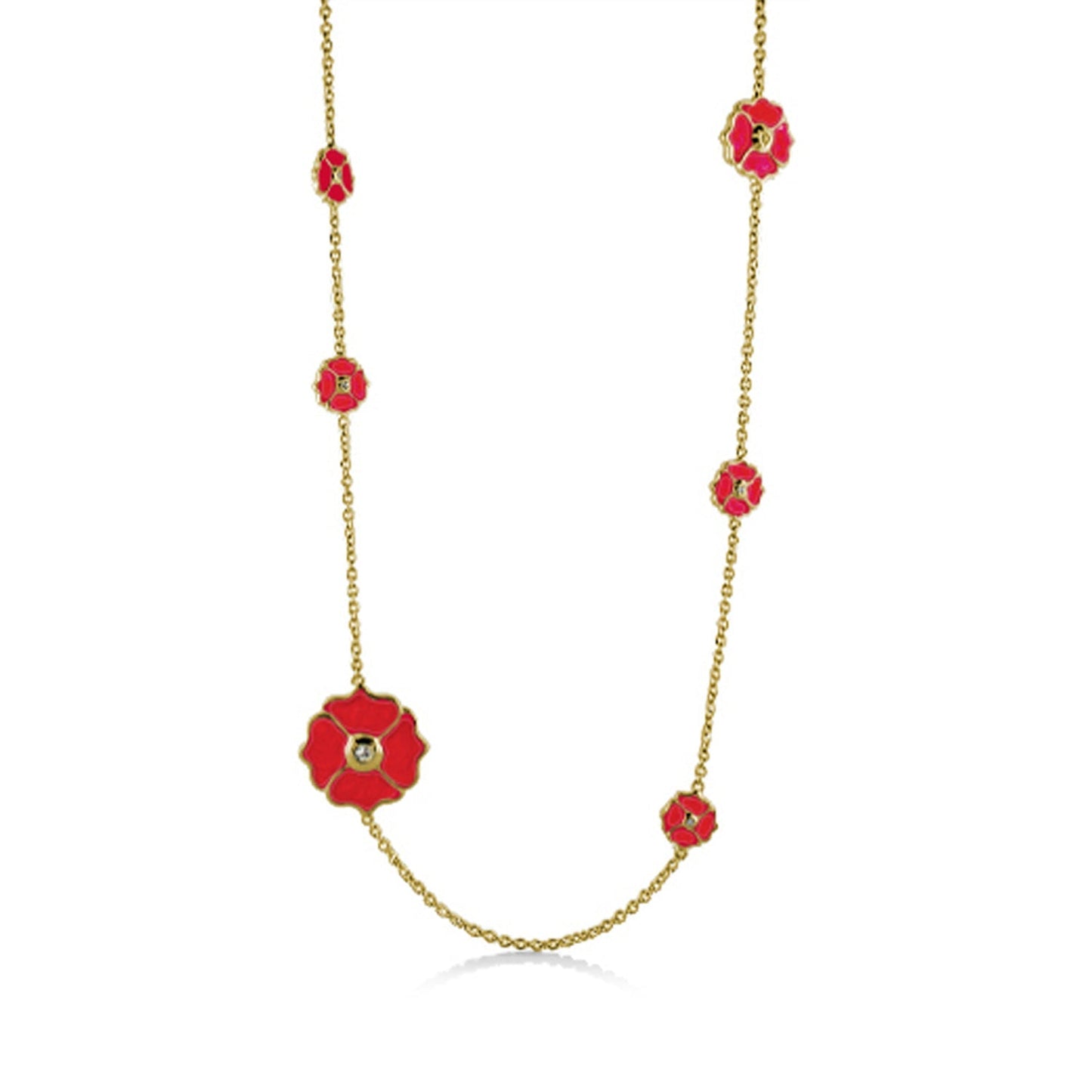 Poppy Love Long Necklace