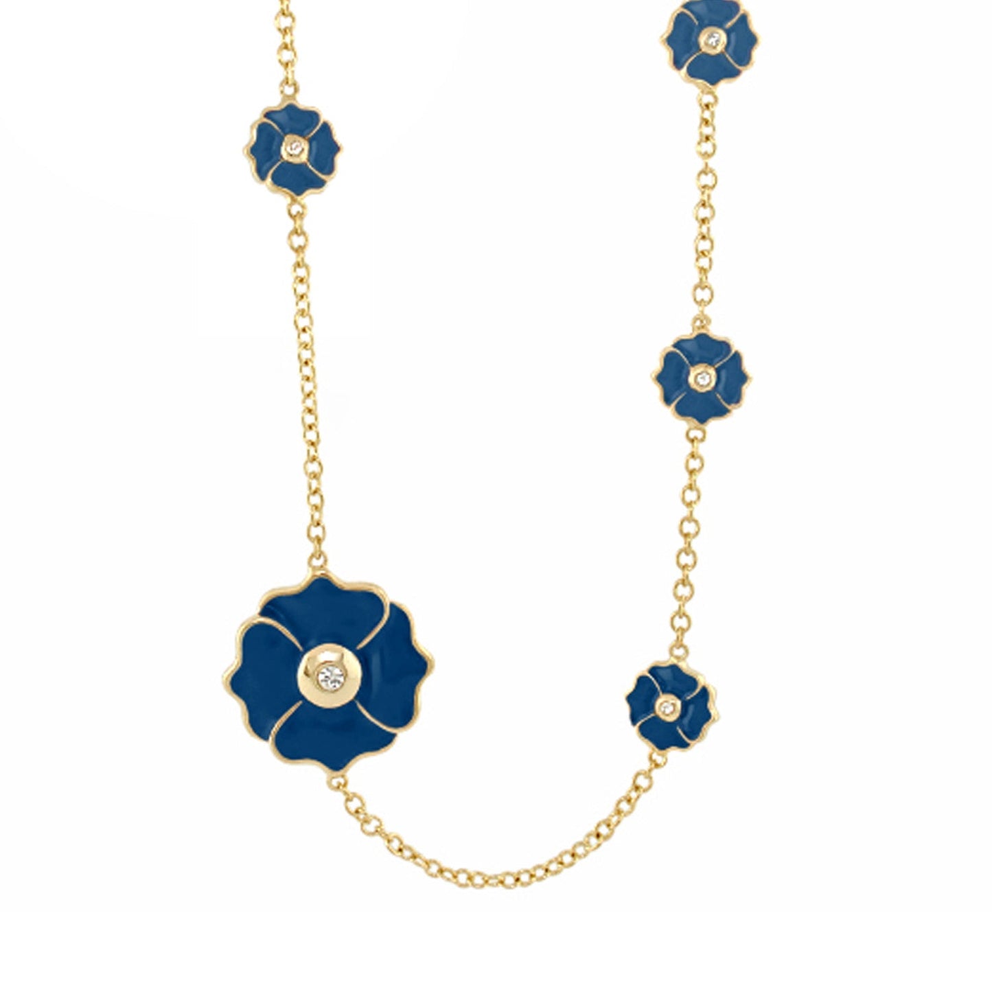 Poppy Love Long Necklace