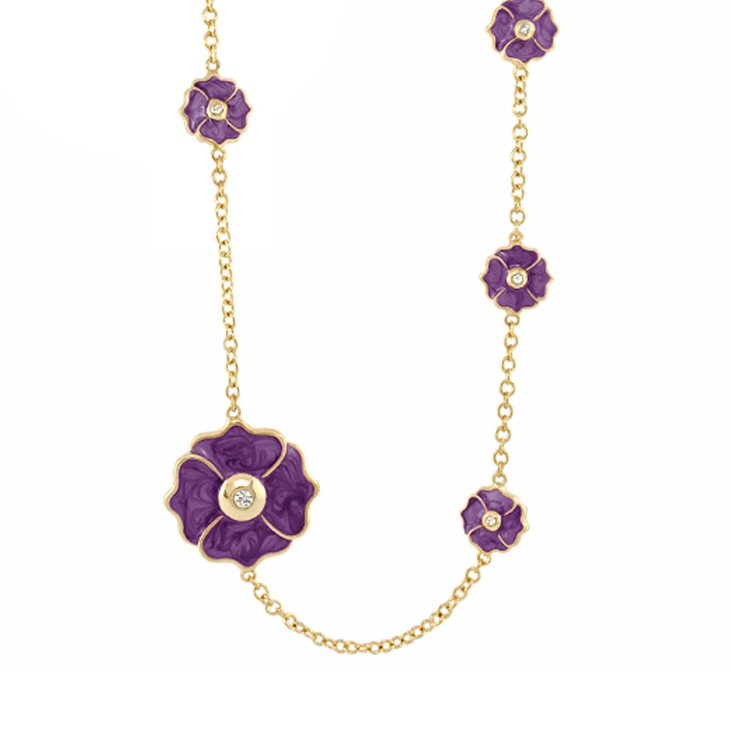 Poppy Love Long Necklace